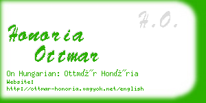 honoria ottmar business card